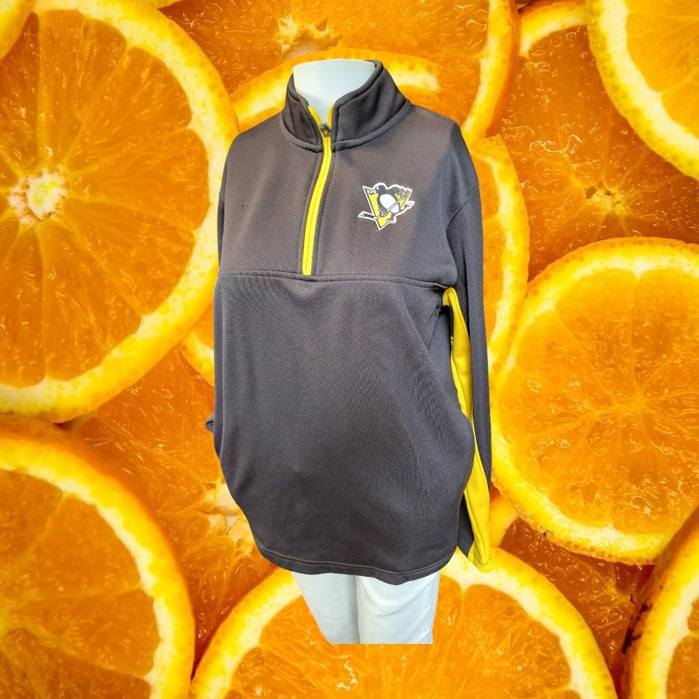 NHL Pittsburgh Penguins‎ Mens Small Quarter Zip Pullover Knights Apparel